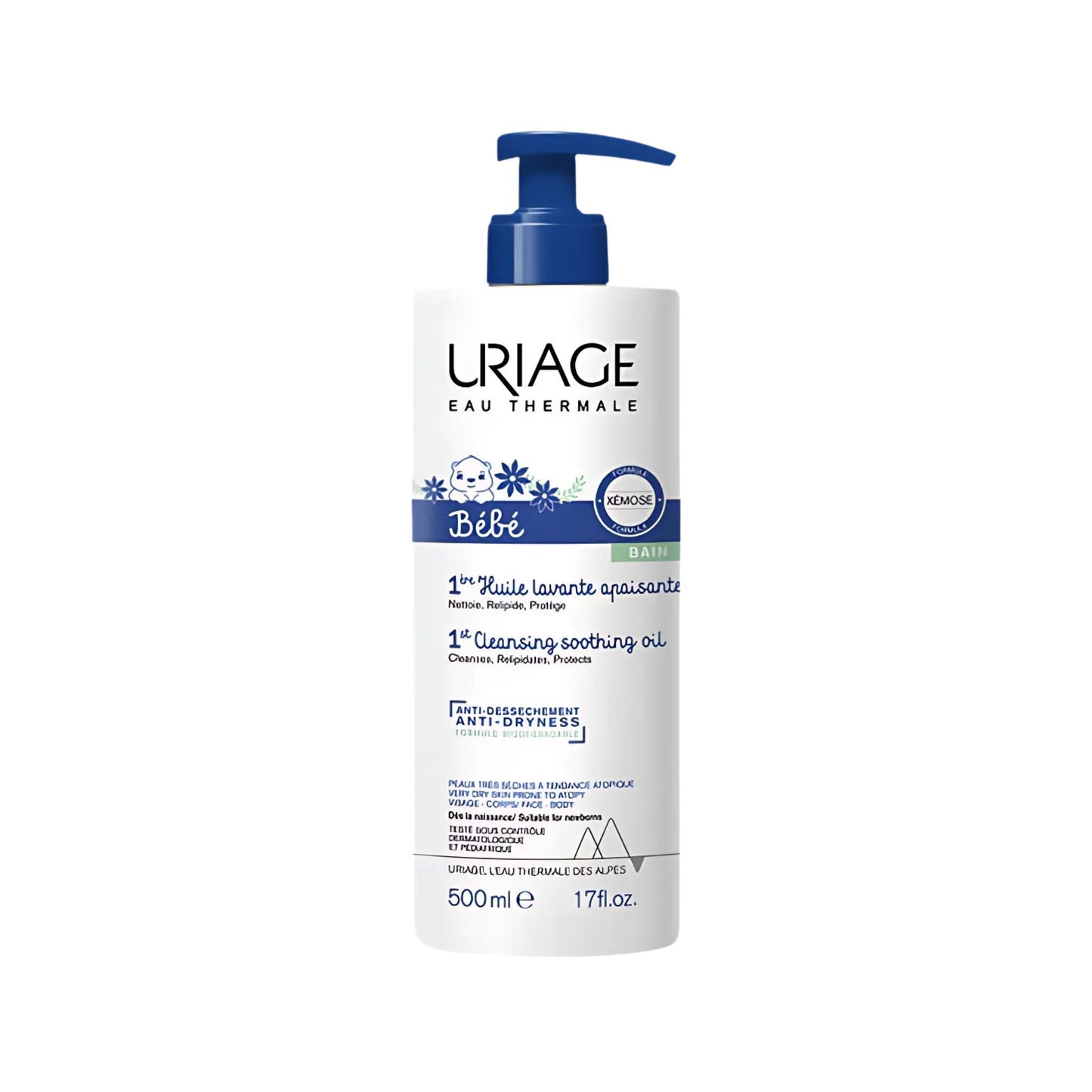 URIAGE BÉBÉ 1ER HUILE LAVANTE APAISANTE 500ML