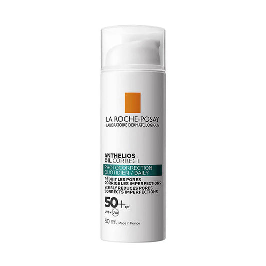 LA ROCHE-POSAY Anthelios Oil Correct Photocorrection Gel-Crème Quotidien SPF50+, CELLOX-B3 TECH™ 50ml