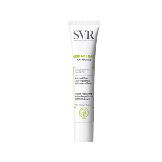 SVR MAT+ PORES, Sebiaclear Soin Matifiant Hydratant, 40 ml