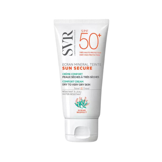 SVR SUN SECURE ÉCRAN MINÉRAL TEINTÉ SPF50+ CRÈME PEAUX SÉCHES 50ML
