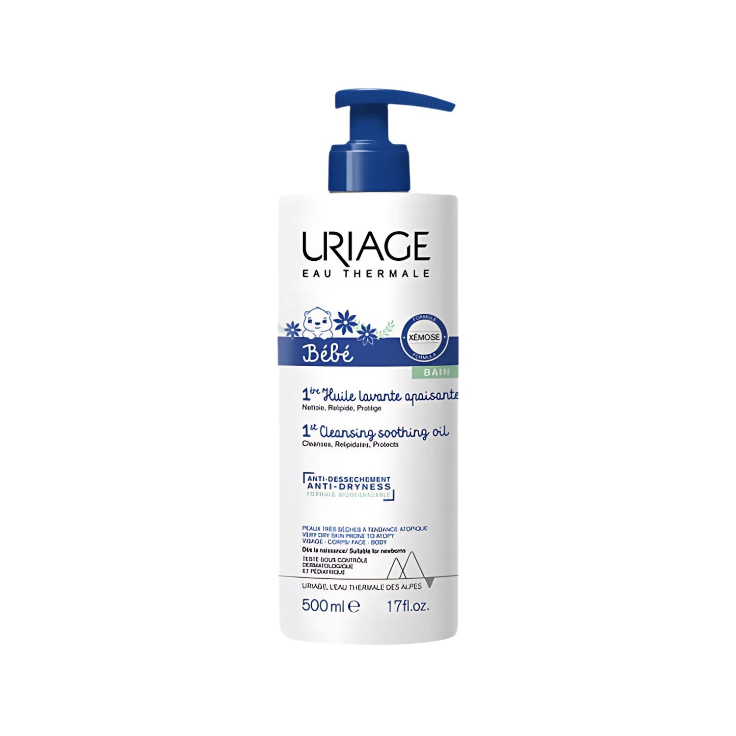 URIAGE BÉBÉ 1ER HUILE LAVANTE APAISANTE 500ML
