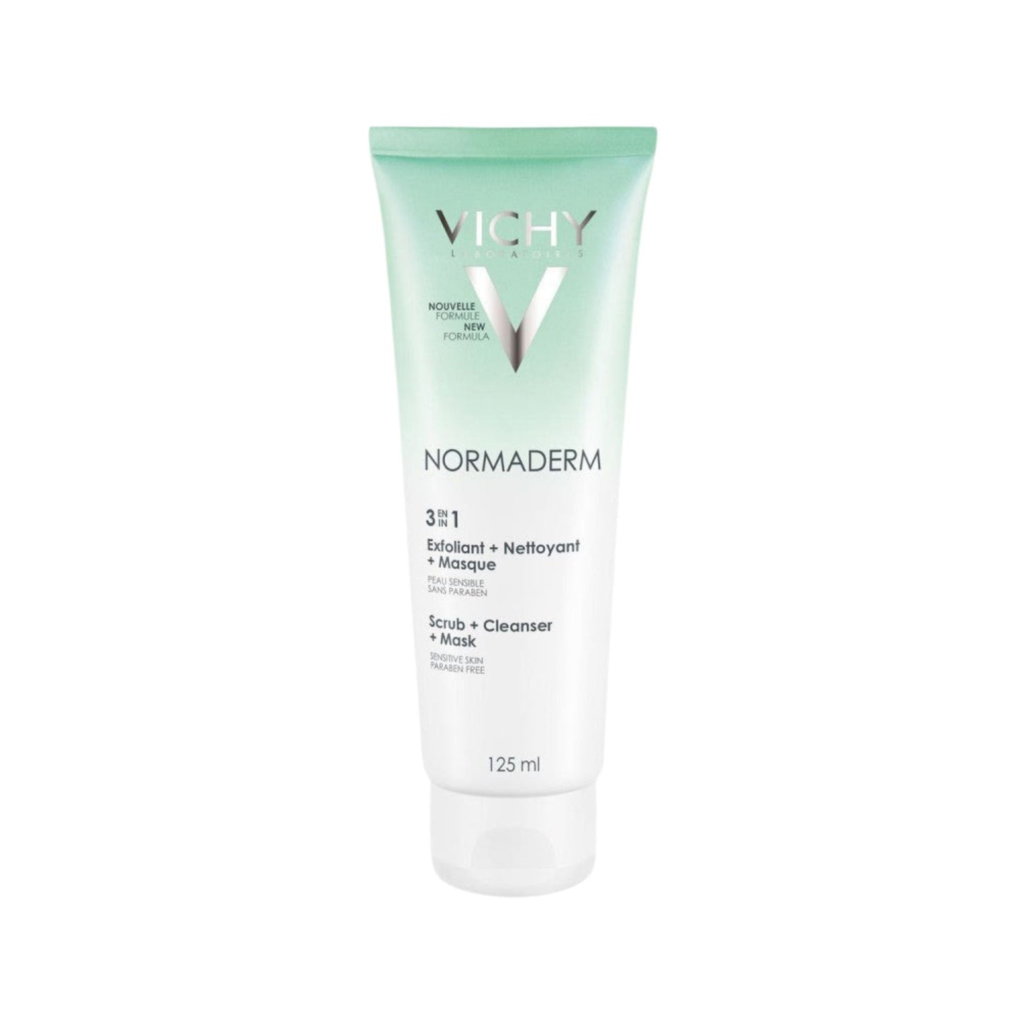 VICHY NORMADERM 3 EN 1 EXFOLIANT + NETTOYANT + MASQUE 125ML