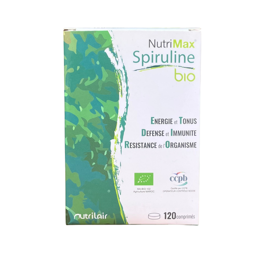 NutriMax Spiruline BIO 60g 120 comprimés