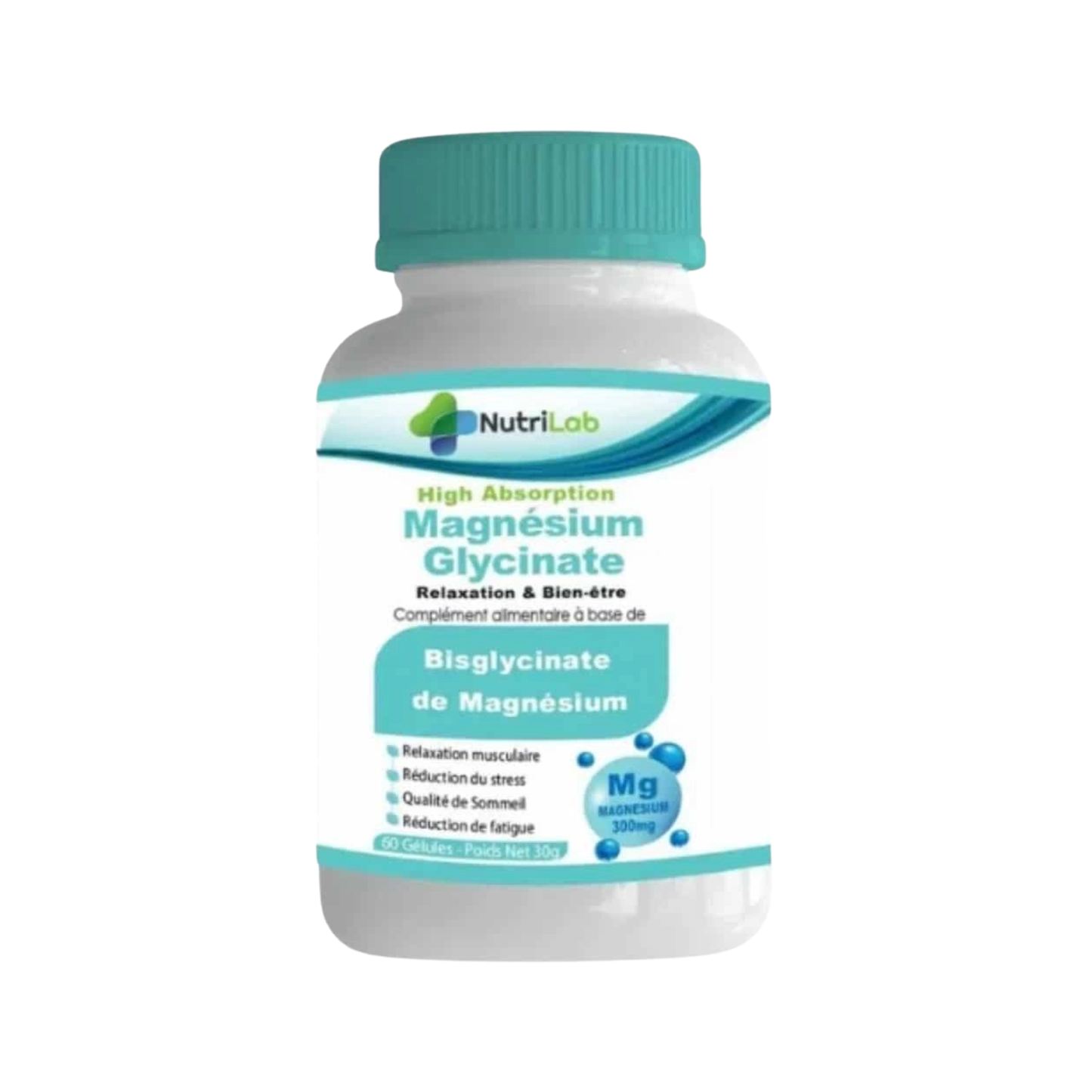 NutriLab Magnésium glycinate 60 gellules