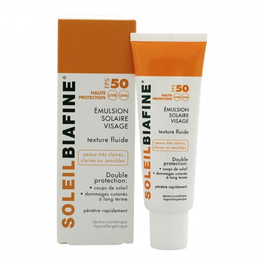 Soleil Biafine émulsion Soleil Visage 50 spf 50ml